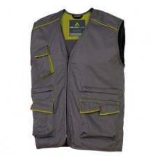GILET da LAVORO M6GIL grigio/verde Tg. M PANOSTYLE®