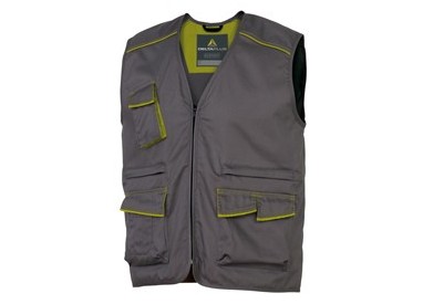 GILET da LAVORO M6GIL grigio/verde Tg. M PANOSTYLE®