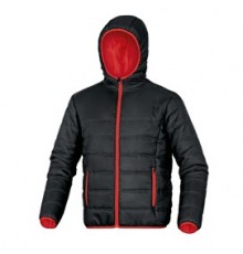 Piumino imbottito Doon Tg. M nero/rosso