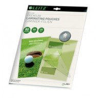 Scatola 25 pouches UDT 80x2micron 216X303mm Leitz