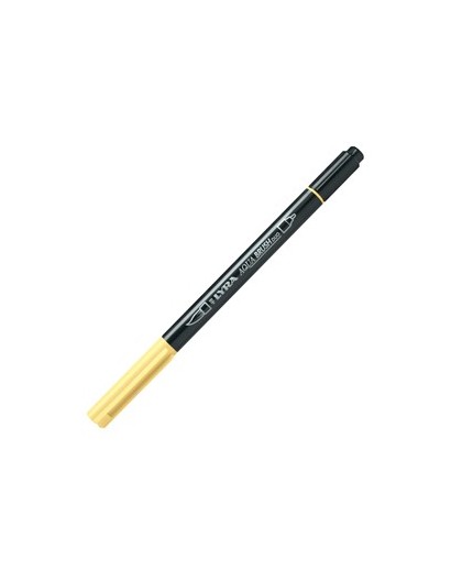 Pennarello a 2 punte AQUA BRUSH DUO giallo chiaro LYRA