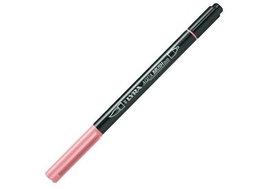 Pennarello a 2 punte AQUA BRUSH DUO carminio rosa LYRA