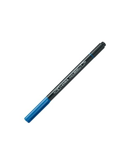 Pennarello a 2 punte AQUA BRUSH DUO blu di Prussia LYRA