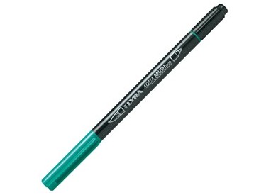 Pennarello a 2 punte AQUA BRUSH DUO verde notte LYRA