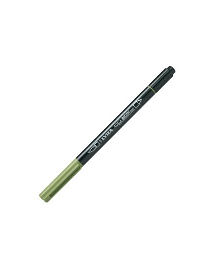 Pennarello a 2 punte AQUA BRUSH DUO verde di cromo LYRA