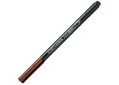 Pennarello a 2 punte AQUA BRUSH DUO seppia scuro LYRA