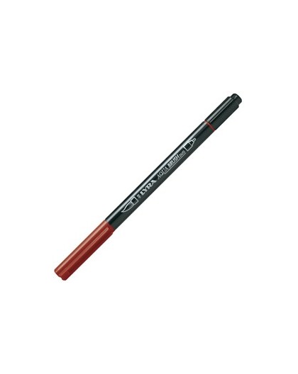Pennarello a 2 punte AQUA BRUSH DUO rosso Venezia LYRA