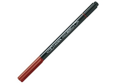 Pennarello a 2 punte AQUA BRUSH DUO rosso Venezia LYRA