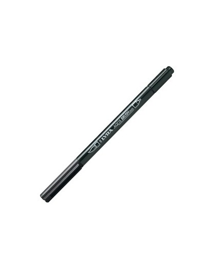 Pennarello a 2 punte AQUA BRUSH DUO nero LYRA