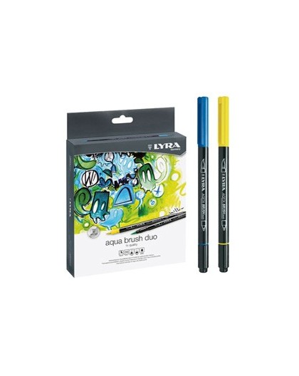ASTUCCIO 36 PENNARELLI AQUA BRUSH DUO LYRA