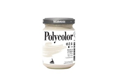 Colore vinilico Polycolor vasetto 140 ml bianco avorio Maimeri