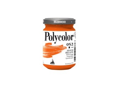 Colore vinilico Polycolor vasetto 140 ml arancio brillante Maimeri