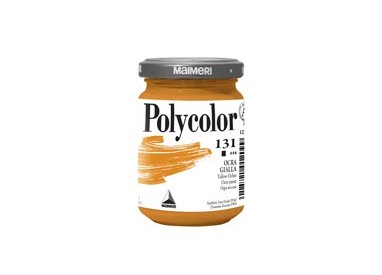 Colore vinilico Polycolor vasetto 140 ml ocra gialla Maimeri