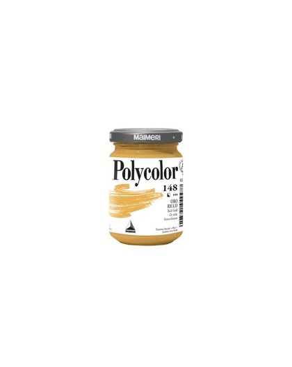 Colore vinilico Polycolor vasetto 140 ml oro ricco Maimeri