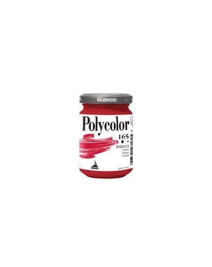 Colore vinilico Polycolor vasetto 140 ml bordeaux Maimeri