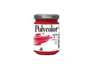Colore vinilico Polycolor vasetto 140 ml bordeaux Maimeri