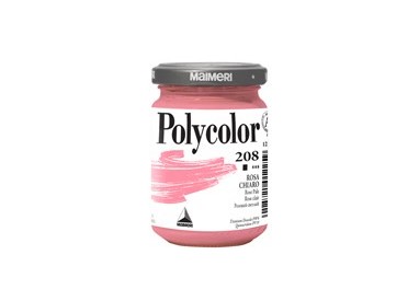 Colore vinilico Polycolor vasetto 140 ml rosa chiaro Maimeri