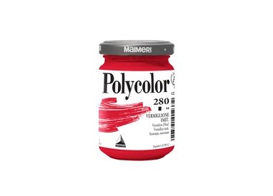 Colore vinilico Polycolor vasetto 140 ml vermiglione imitazione Maimeri
