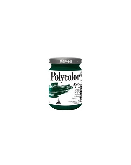 Colore vinilico Polycolor vasetto 140 ml verde vescica Maimeri