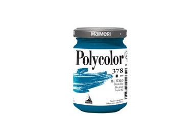 Colore vinilico Polycolor vasetto 140 ml blu ftalo Maimeri