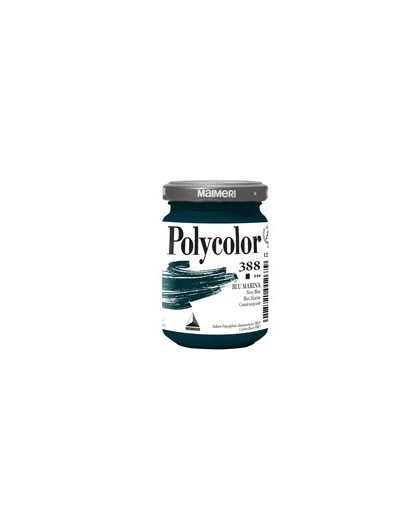 Colore vinilico Polycolor vasetto 140 ml blu Marina Maimeri