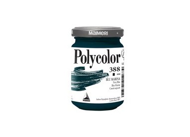 Colore vinilico Polycolor vasetto 140 ml blu Marina Maimeri