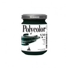 Colore vinilico Polycolor vasetto 140 ml nero Maimeri