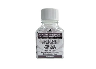 Flacone 75ml vernice finale brillante all'acqua Maimeri