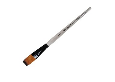 Pennello sintetico Graduate Piatto extra lungo manico corto n.3/4 Daler Rowney