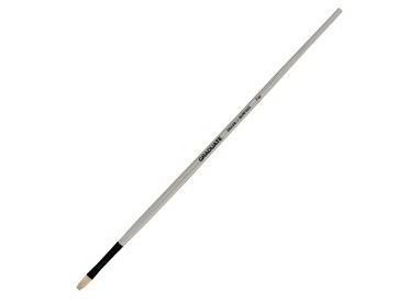 Pennello setola naturale Graduate piatto lungo n.4 manico lungo Daler Rowney