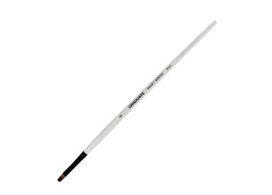 Pennello sintetico piatto corto Graduate n.6 manico lungo Daler Rowney