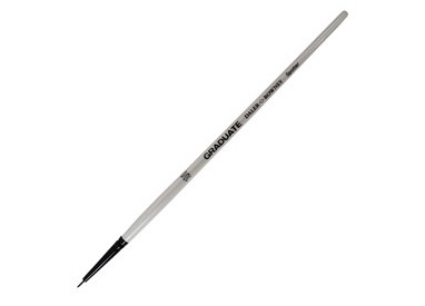 Pennello sintetico Punta Extra Lunga Graduate n.10/0 manico corto Daler Rowney