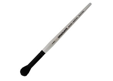 Pennello pelo capra scuro bombasino Graduate n.1/2 manico corto Daler Rowney