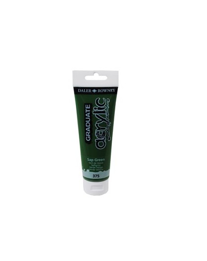Colore acrilico fine Graduate tubo 120 ml verde vescica Daler Rowney