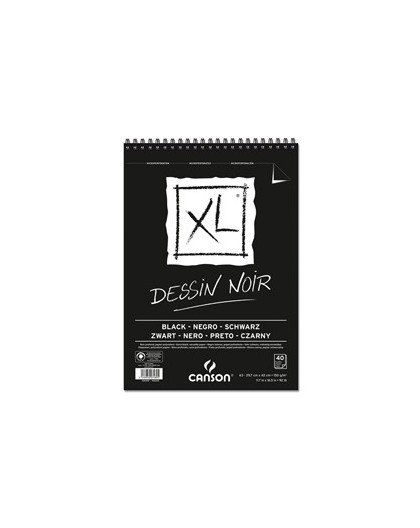 Album spiralato lato corto XL BLACK A3 40 fg. 150 gr. Canson