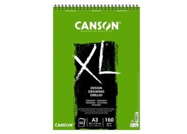 Album spiralato lato corto XL DRAWING A3 50 fg. 160 gr. Canson