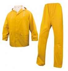 COMPLETO IMPERMEABILE EN304 Tg. M giallo (giacca+pantalone)