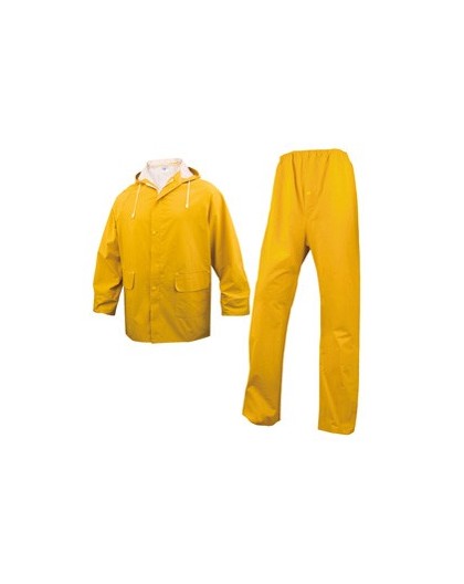 COMPLETO IMPERMEABILE EN304 Tg. M giallo (giacca+pantalone)
