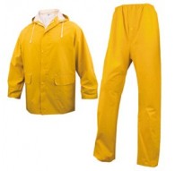 COMPLETO IMPERMEABILE EN304 Tg. M giallo (giacca+pantalone)