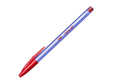 Scatola 50 penna sfera CRISTAL® SOFT 1,2mm rosso BIC®
