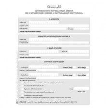 Modulo per conferimento/revoca deleghe fatt.elet. 29,7x21cm E0018 Edipro