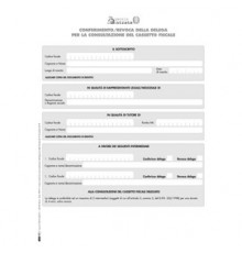 Modulo per conferimento/revoca deleghe cass.fisc. 29,7x21cm E0019 Edipro