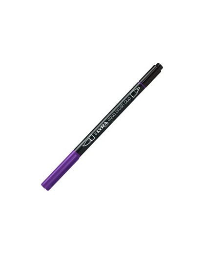 Pennarello a 2 punte AQUA BRUSH DUO violetto bluastro LYRA L6520037