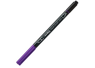Pennarello a 2 punte AQUA BRUSH DUO violetto bluastro LYRA L6520037
