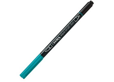 Pennarello a 2 punte AQUA BRUSH DUO verde Paolo Veronese LYRA L6520061
