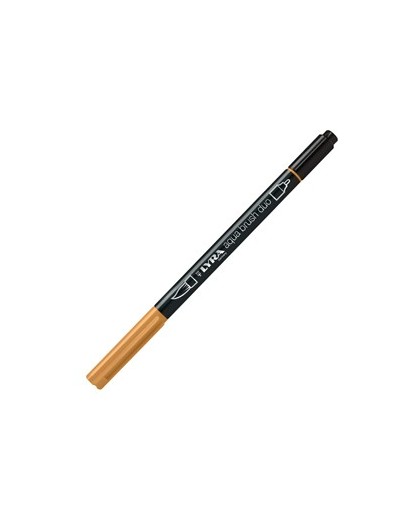 Pennarello a 2 punte AQUA BRUSH DUO ocra bruna LYRA L6520082