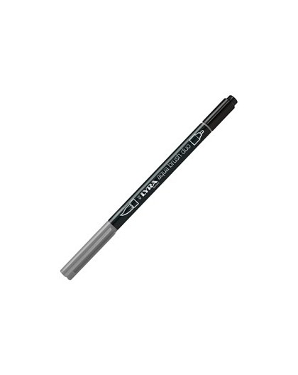 Pennarello a 2 punte AQUA BRUSH DUO grigio chiaro freddo LYRA L6520095