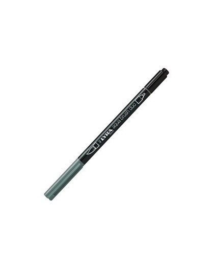 Pennarello a 2 punte AQUA BRUSH DUO grigio medio freddo LYRA L6520097
