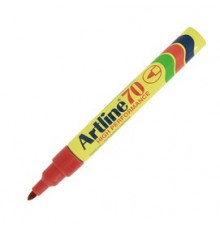 Marcatore artline A 70 permanente punta tonda rosso