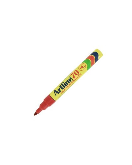 Marcatore artline A 70 permanente punta tonda rosso